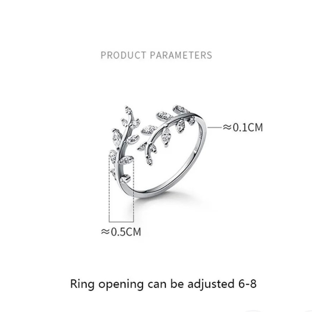 Leaf Wrap Ring - Picture 3 of 6